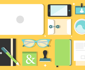 Free Working Desk Vector Tools