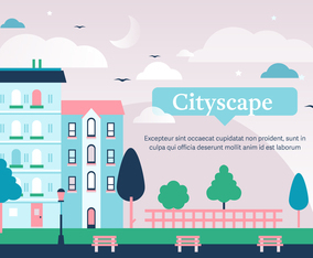 Free Cityscape Vector Illustration