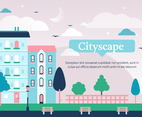 Free Cityscape Vector  Illustration