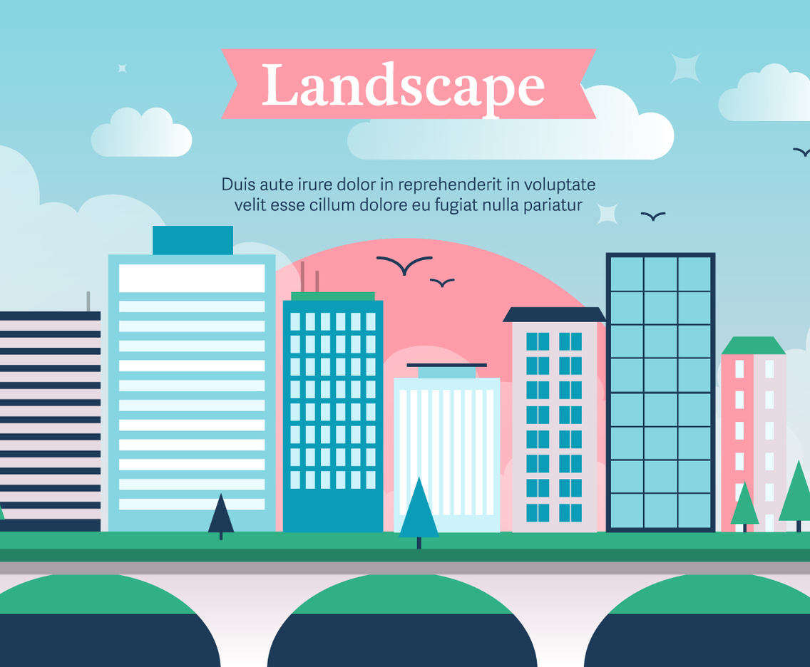 Free City Vector Landscape