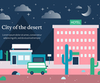 Free Vector City of the Desert