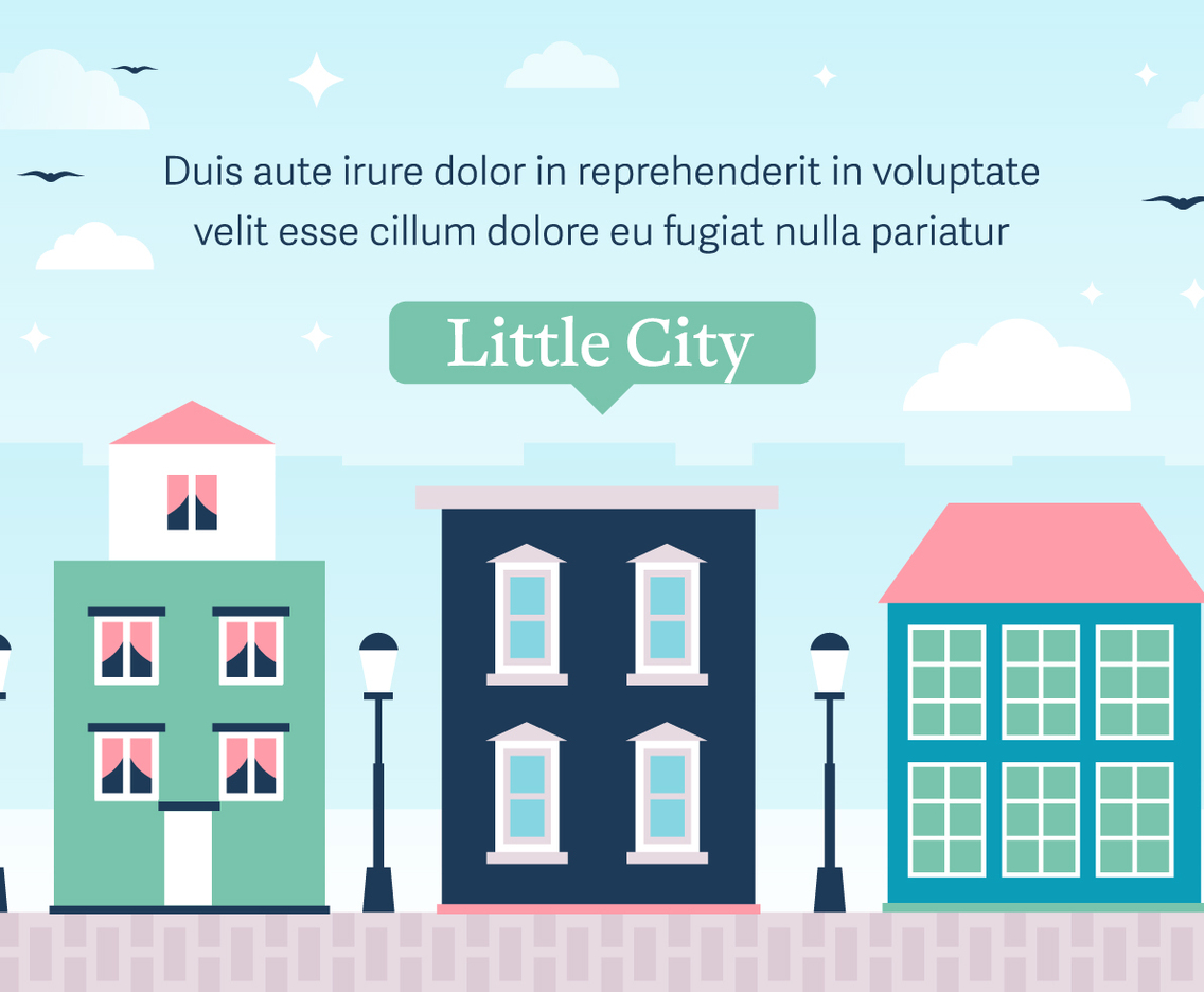 Free Little Vector City