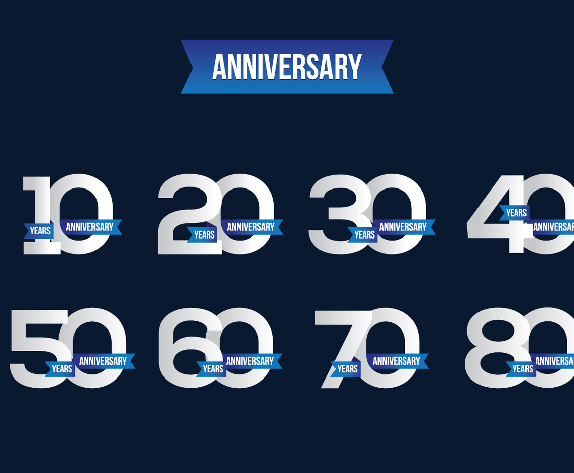Free Anniversary Vector
