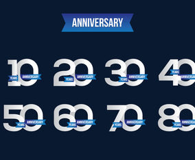 Free Anniversary Vector