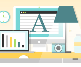 Free Vector Desk Design