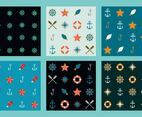 Free Marine Vector Patterns 6