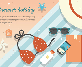 Free Best Vector Summer Holiday