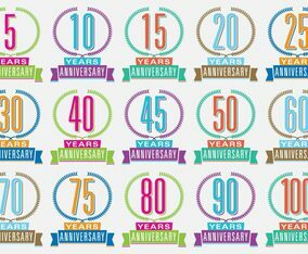 Colorful Anniversary Titles