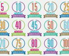 Colorful Anniversary Titles