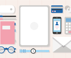 Free Desk Items Vector Design
