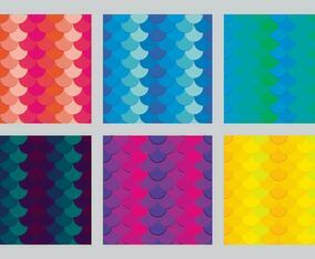 Free Fish Scales Vector Pattern 4