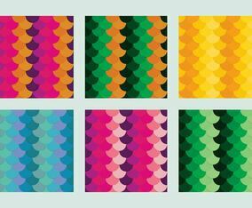 Free Fish Scales Vector Pattern 2