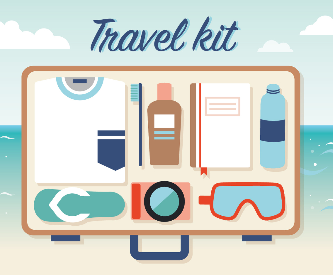 Free Travel Kit Vector