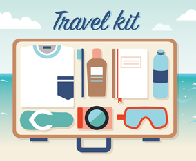Free Travel Kit Vector