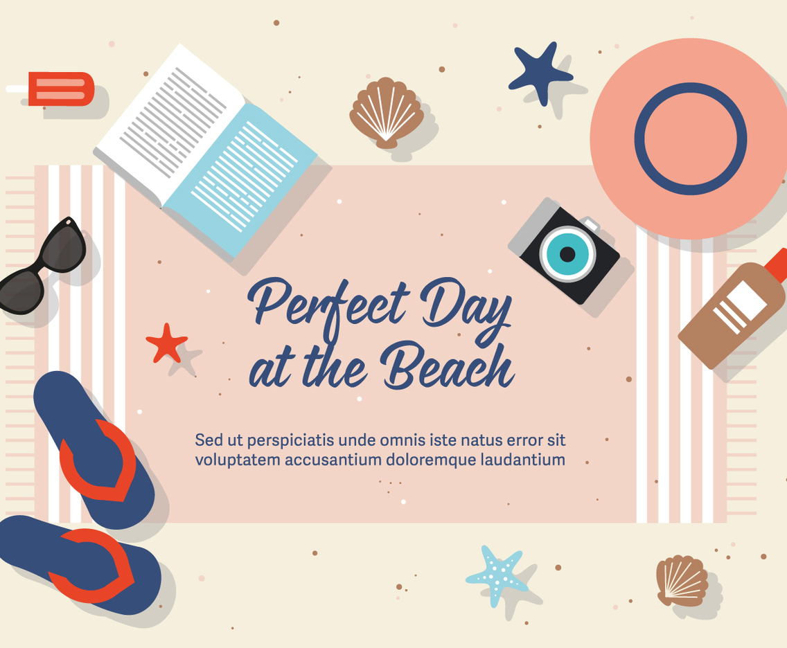 Free Perfect Day Vector Beach
