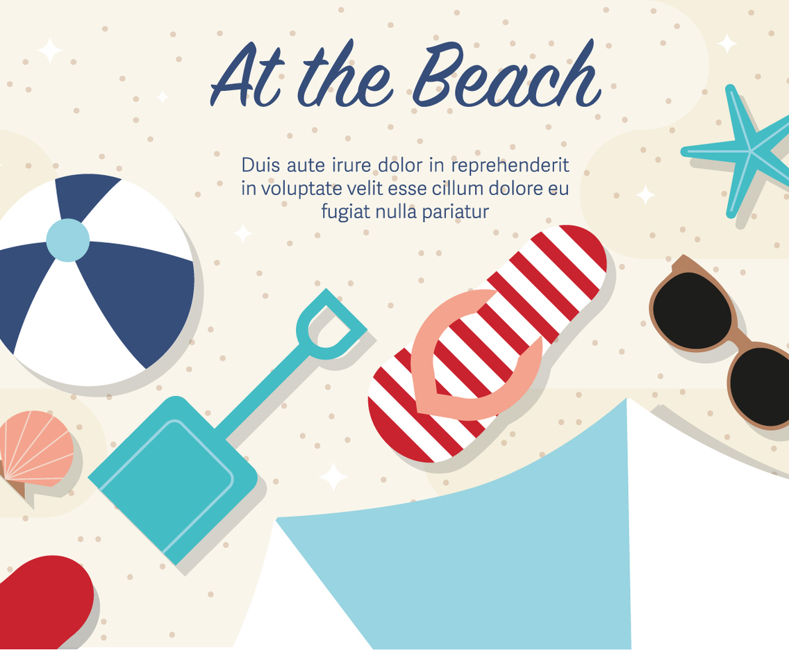 Free Beach Vector Illustration