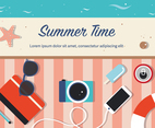 Free Summer Time Vector