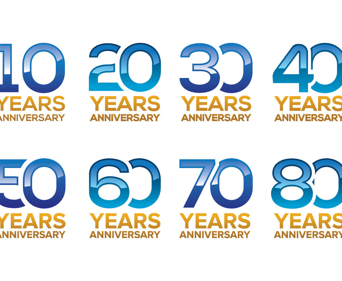 Free Anniversary Vector Pack