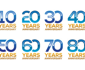 Free Anniversary Vector Pack