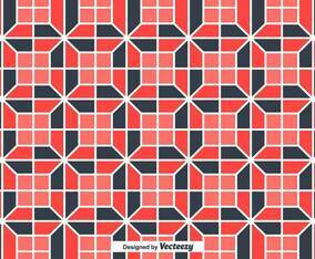 Tiles With Geometrical Random Shapes Vector Background