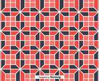 Tiles With Geometrical Random Shapes Vector Background