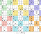Vector Sudoku Puzzle Game