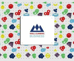 Free Wall Climbing Vector Background