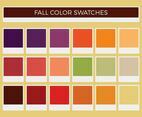 Free Fall Vector Color Swatches