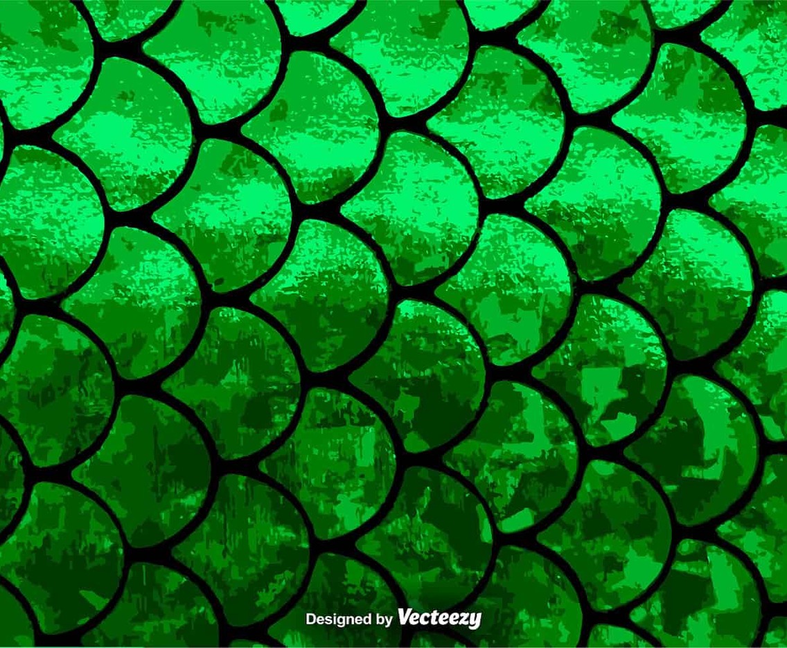Fish Scales Vector Pattern