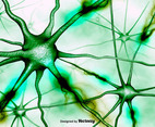 Abstract Neurons Background Vector 3D Background