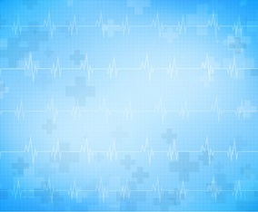 Medical Free Vector Background With Heart Monitor