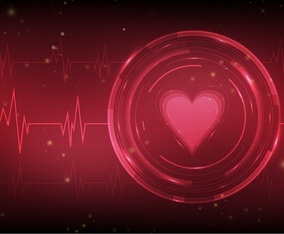 Heart Monitor Free Vector Background