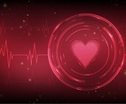 Heart Monitor Free Vector Background