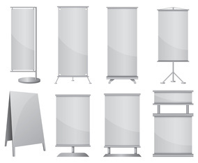 Set Of Kakemono Vector