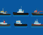 Tug Boat Vector