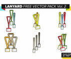 Lanyard Free Vector Pack Vol. 2