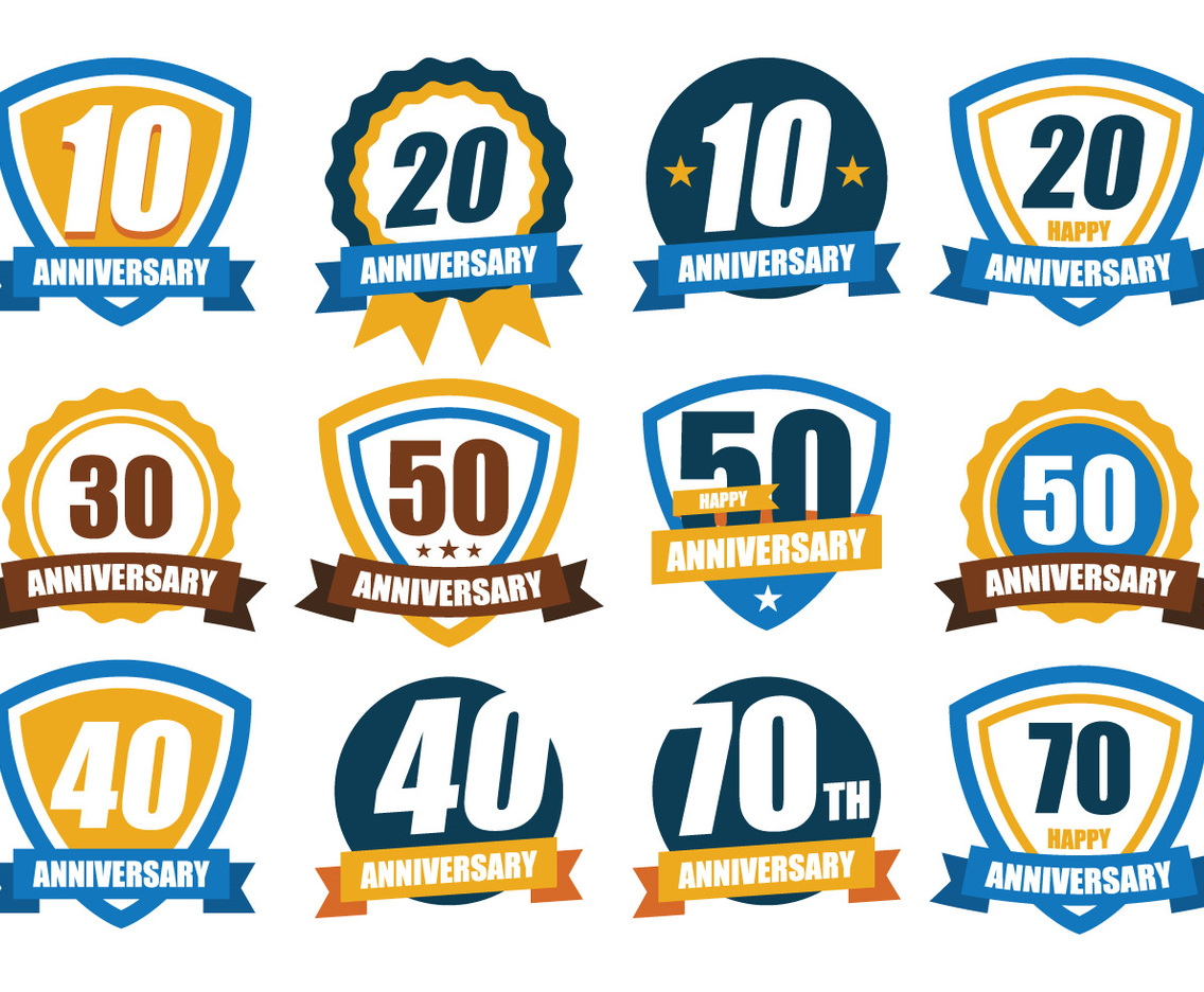 Free Anniversary Badge Pack
