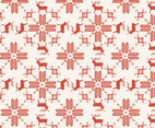 Reindeer Red Pattern