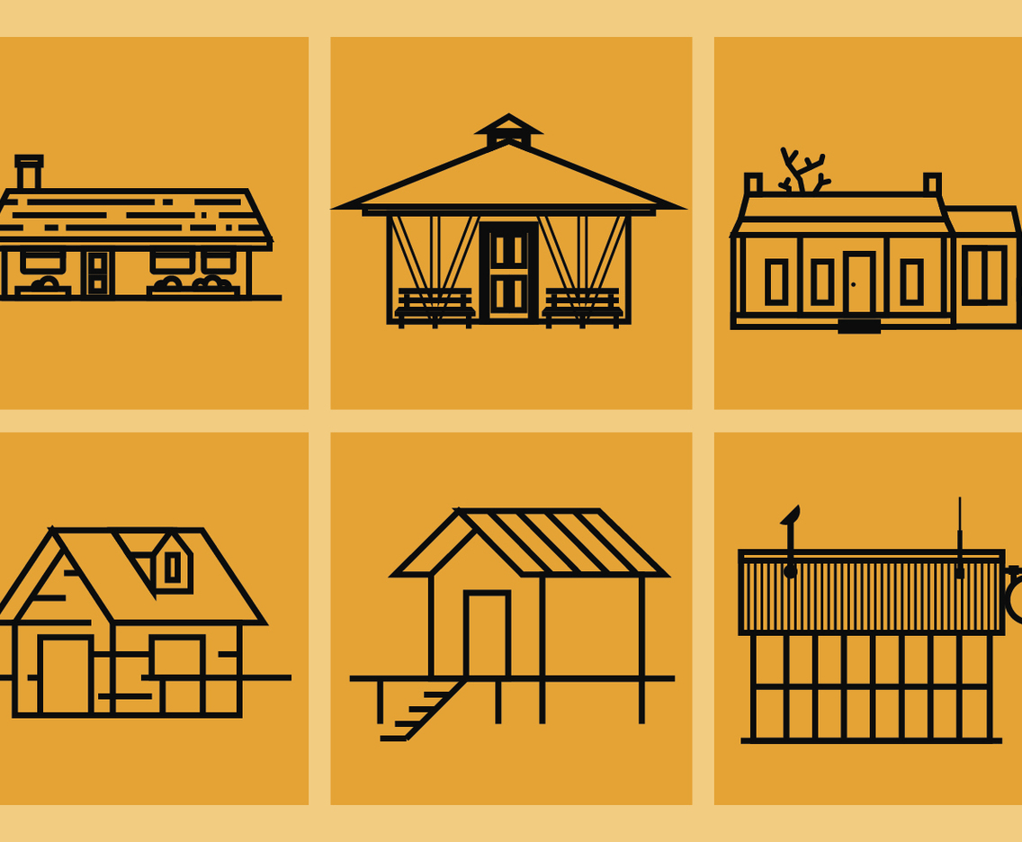 Shack Vector Illustrations