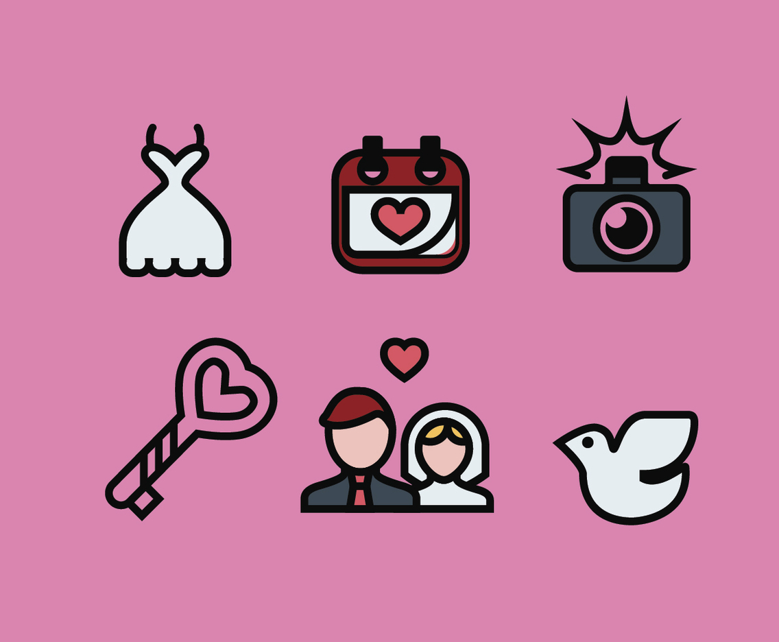 Casamento Vector Pack 6