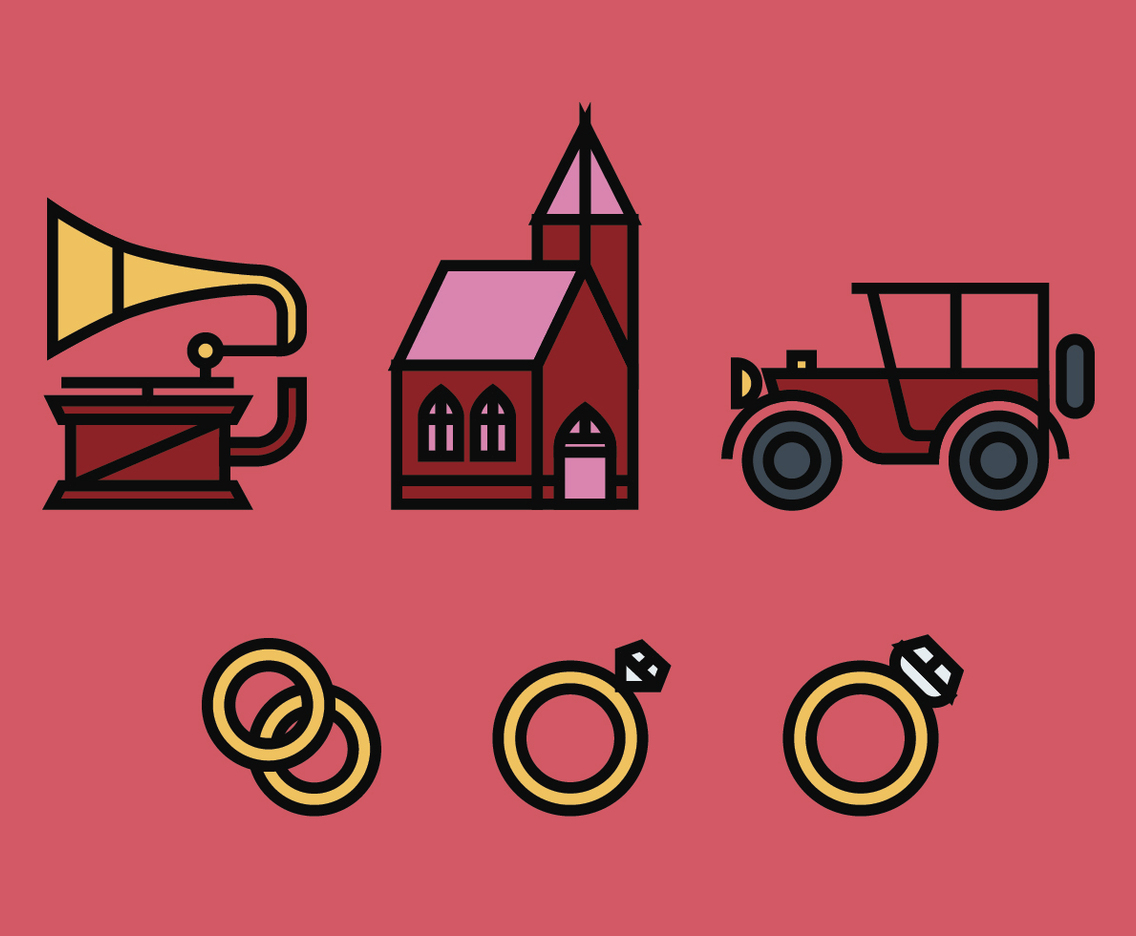 Casamento Vector Pack 3