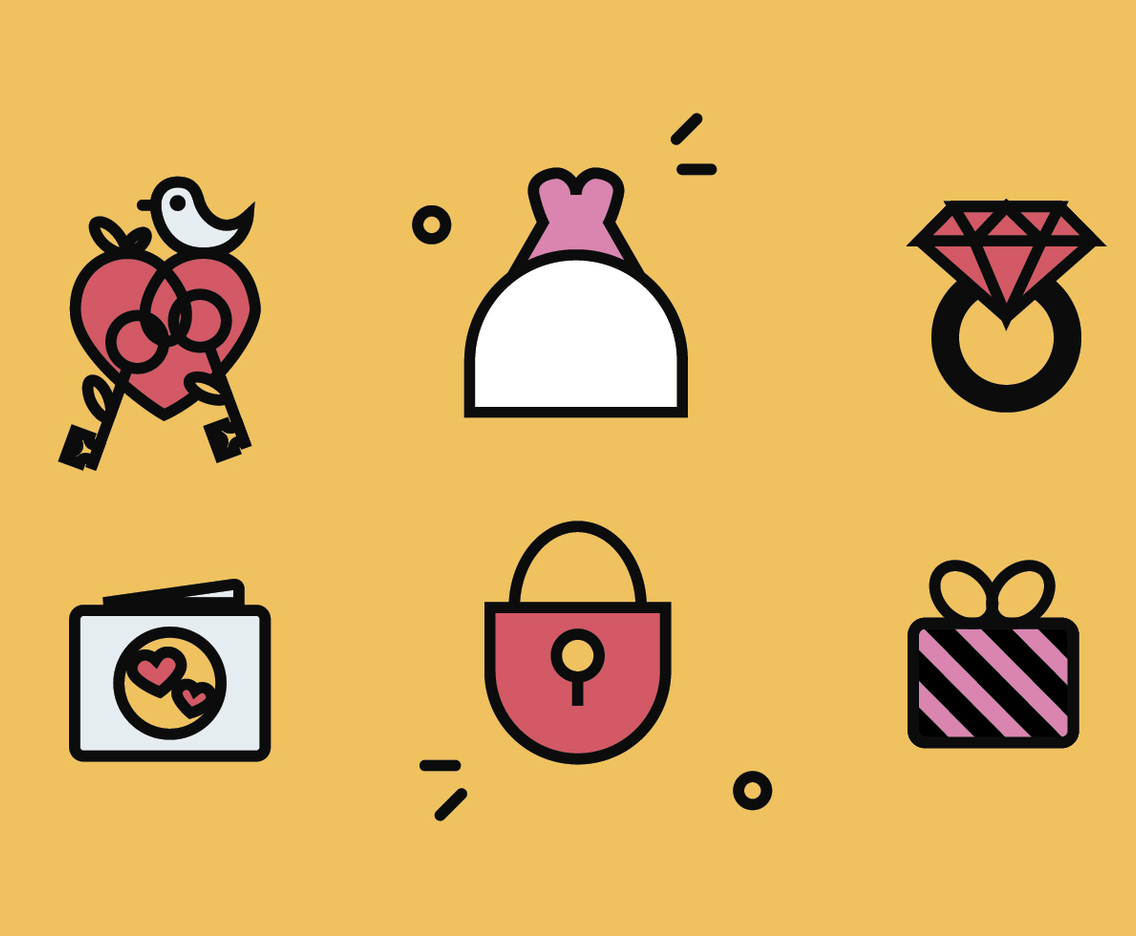 Casamento Vector Pack 1