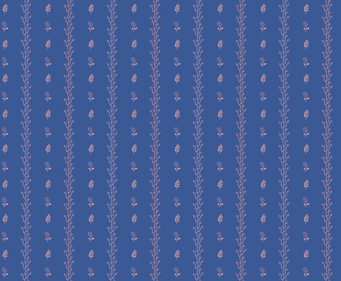 Indigo Plant Pattern