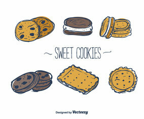 Sweet Cookies Vector