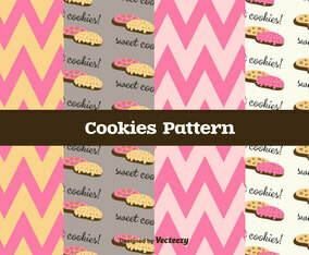 Free Cookies Vector Pattern