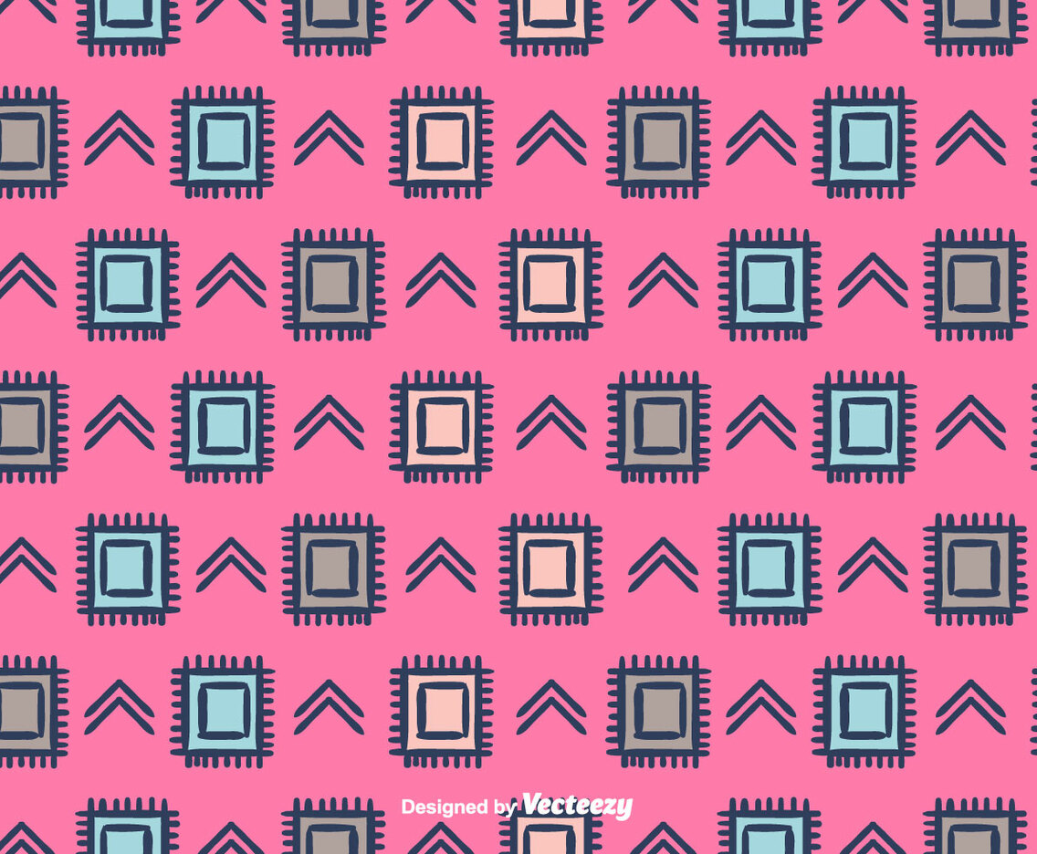 Ethnic Vector Pattern Background