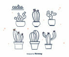 Hand Drawn Cactus Vector