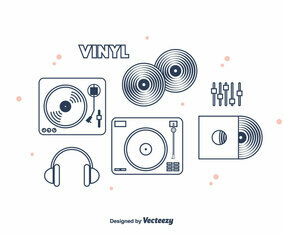 Vinyl Vector Icons