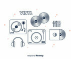 Vinyl Vector Icons