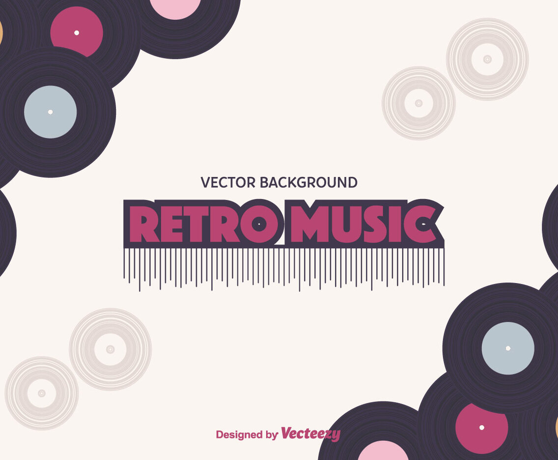 Retro Music Background